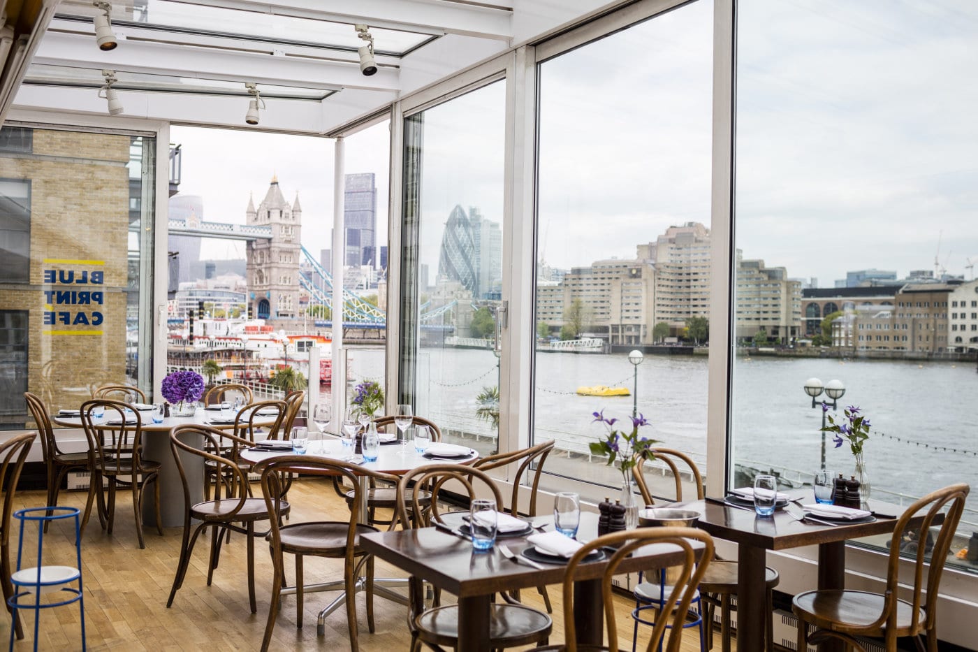 Riverside dining London